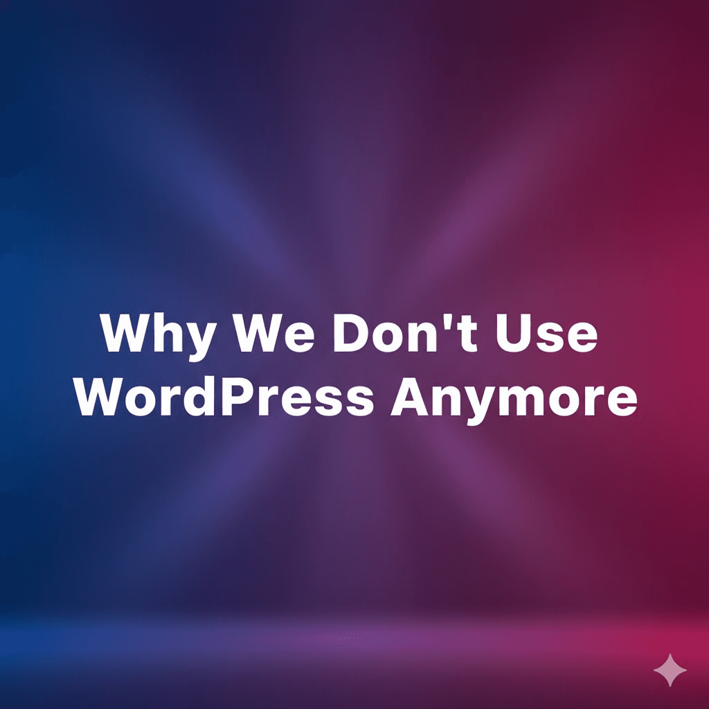 The Real Difference Between WordPress and Modern Web Frameworks